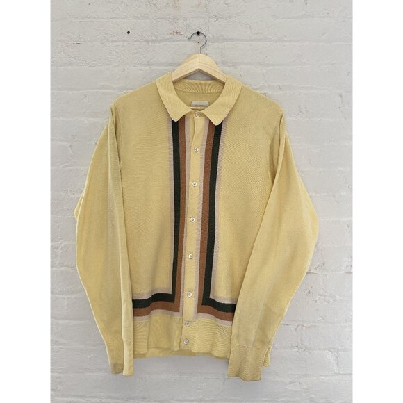 Aime Leon Dore Colorblock Knit Cardigan - Picture 1 of 6